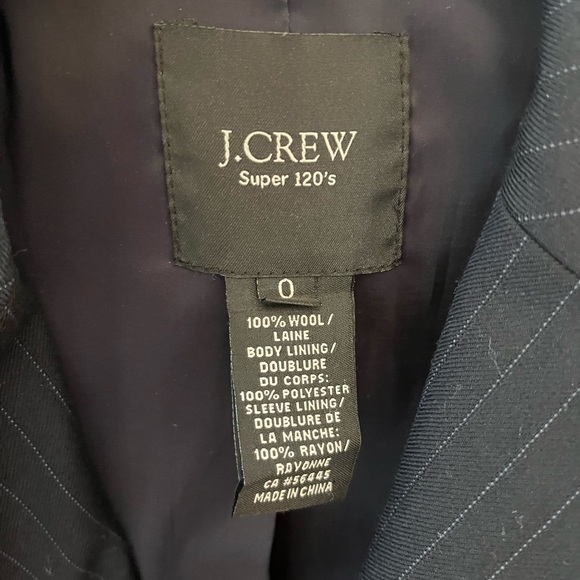 Jcrew super 120s pinstripe blazer - Picture 3 of 4